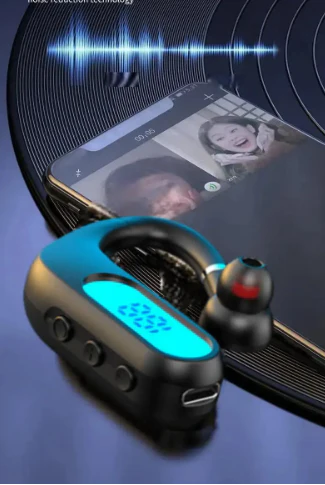 Led Digital Display HD Sound & Noise Reduction In-Ear Headset - Image 14