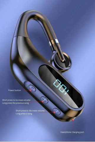Led Digital Display HD Sound & Noise Reduction In-Ear Headset - Image 16