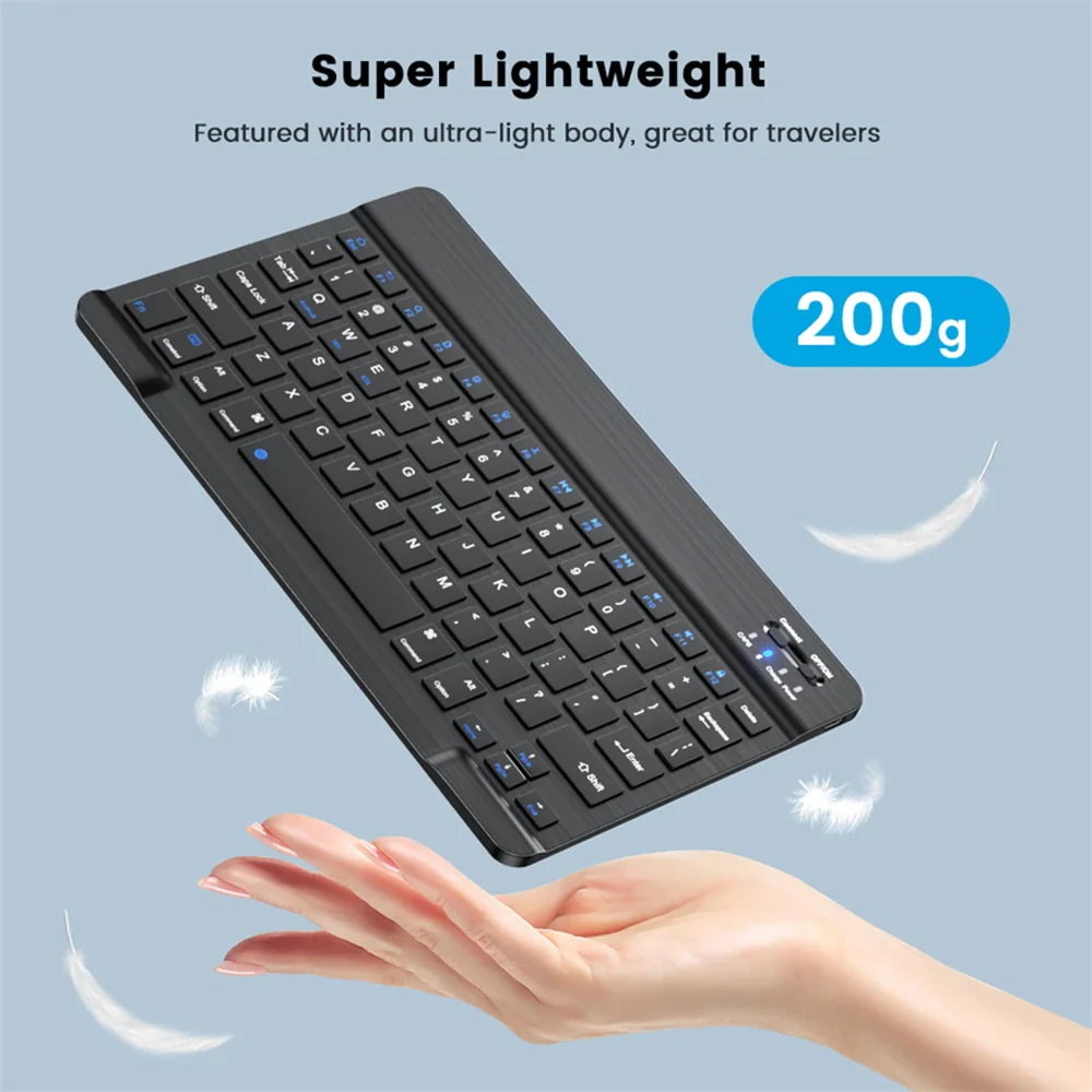 Compact Bluetooth Wireless Ultra-Quiet Keyboard & Mouse For IOS / Android /  Windows - Image 20