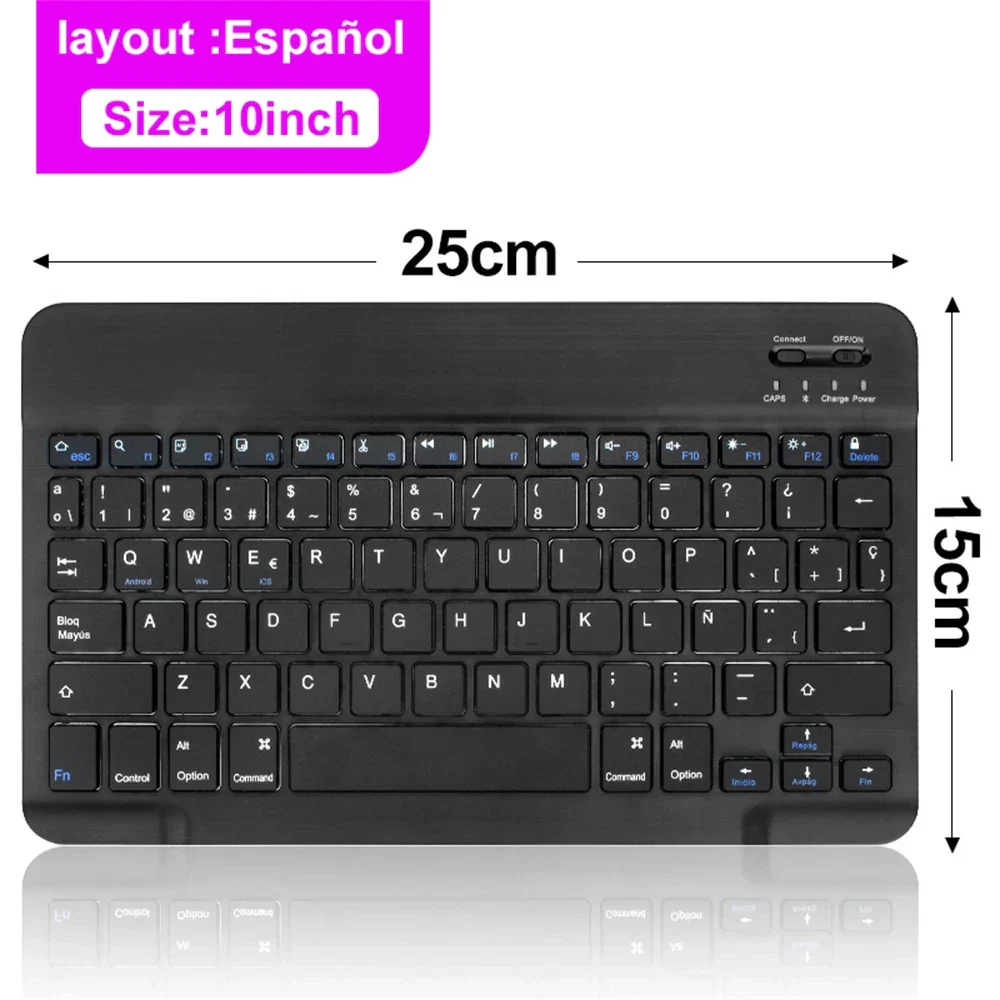 Compact Bluetooth Wireless Ultra-Quiet Keyboard & Mouse For IOS / Android /  Windows - Image 23