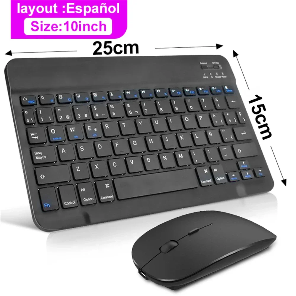 Compact Bluetooth Wireless Ultra-Quiet Keyboard & Mouse For IOS / Android /  Windows - Image 24