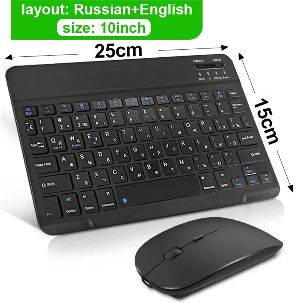 Compact Bluetooth Wireless Ultra-Quiet Keyboard & Mouse For IOS / Android /  Windows - Image 26