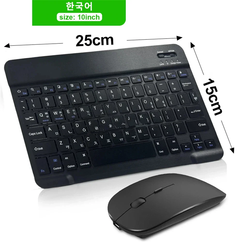 Compact Bluetooth Wireless Ultra-Quiet Keyboard & Mouse For IOS / Android /  Windows - Image 29