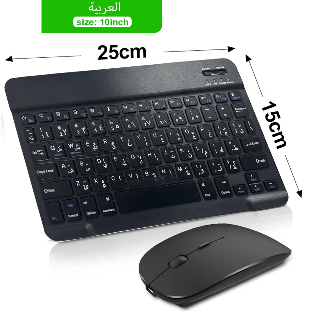Compact Bluetooth Wireless Ultra-Quiet Keyboard & Mouse For IOS / Android /  Windows - Image 31