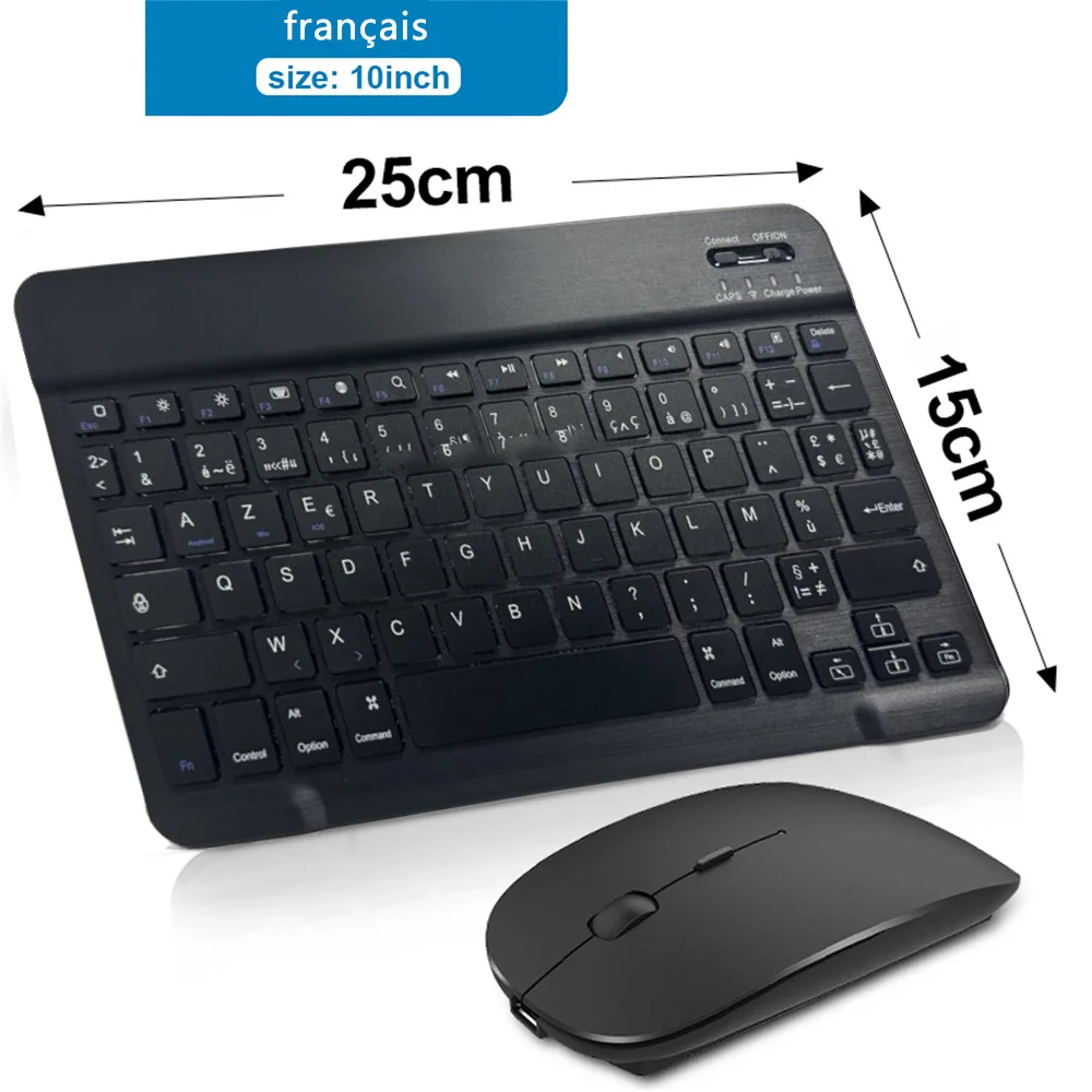 Compact Bluetooth Wireless Ultra-Quiet Keyboard & Mouse For IOS / Android /  Windows - Image 35