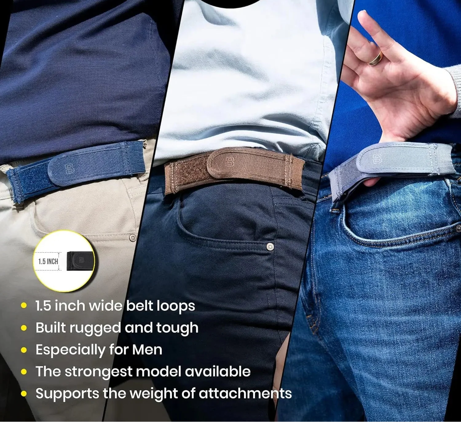 EasyWear Adjustable No-Buckle Elastic Breathable & Reliable Belt - Image 5
