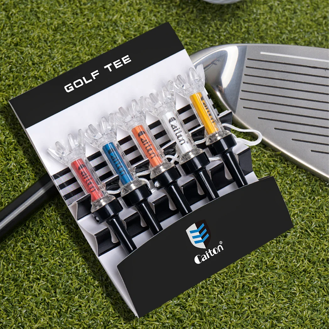 Caiton Magnetic 360° Zero-Bend Reusable Golf Tee Set (5pcs) - Image 13
