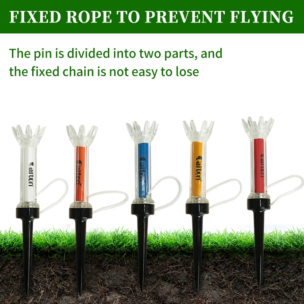 Caiton Magnetic 360° Zero-Bend Reusable Golf Tee Set (5pcs) - Image 9