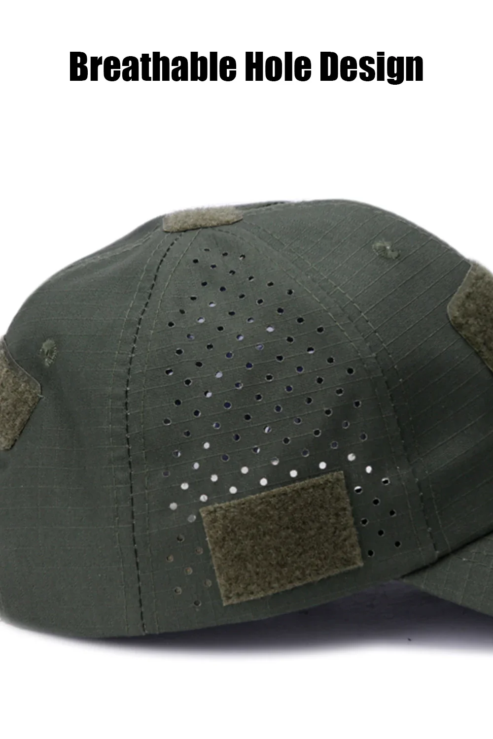 Durable & Lightweight Breathable Tactical Cap with Patented Glasses Holder Design - Image 12