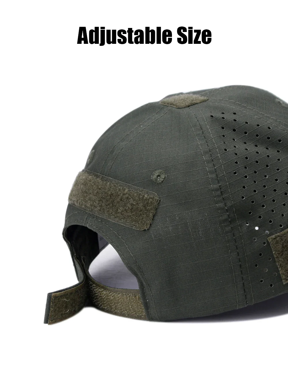 Durable & Lightweight Breathable Tactical Cap with Patented Glasses Holder Design - Image 13