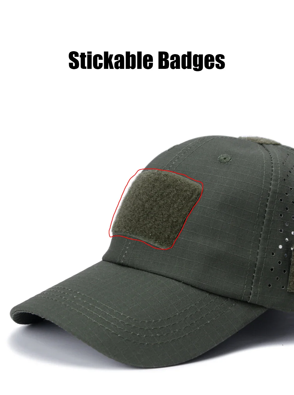 Durable & Lightweight Breathable Tactical Cap with Patented Glasses Holder Design - Image 14