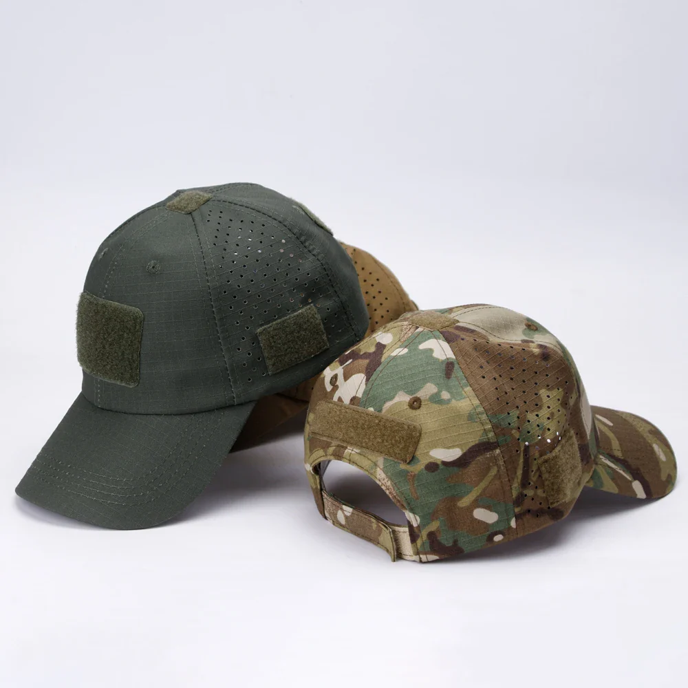 Durable & Lightweight Breathable Tactical Cap with Patented Glasses Holder Design - Image 7
