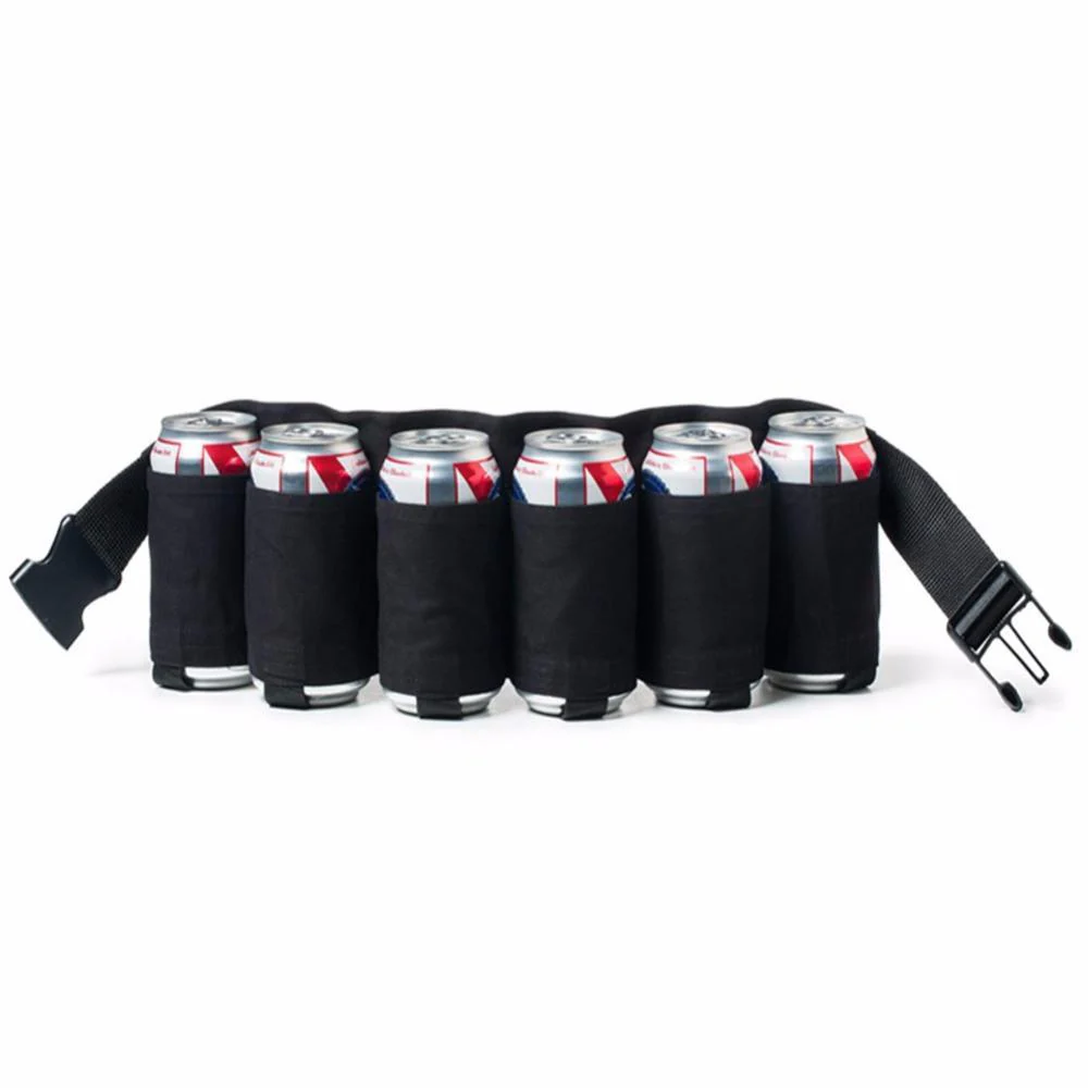 Canvas Beer Belt Holster 6 Pack