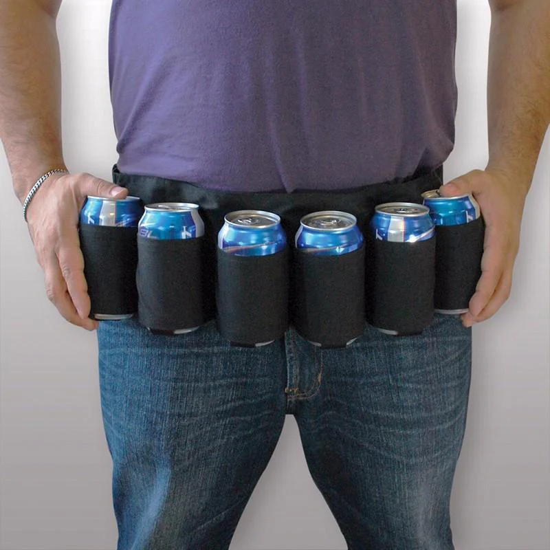 Canvas Beer Belt Holster 6 Pack - Image 2