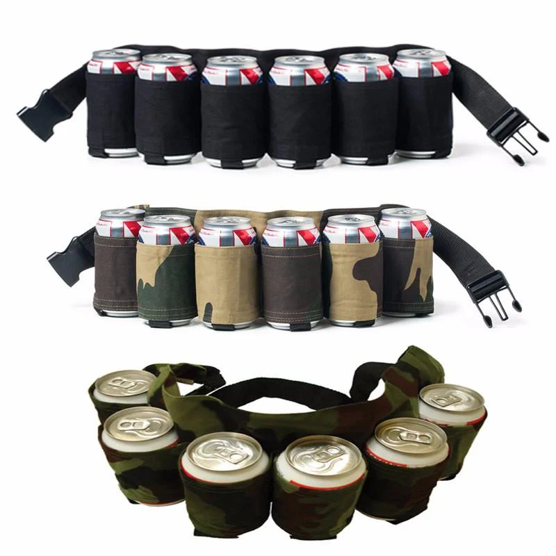 Canvas Beer Belt Holster 6 Pack - Image 6