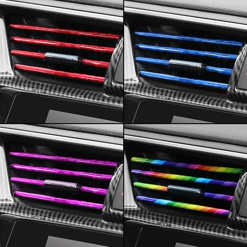 Stylish Car AC Vent Decor Strips (10 pcs) - Image 8