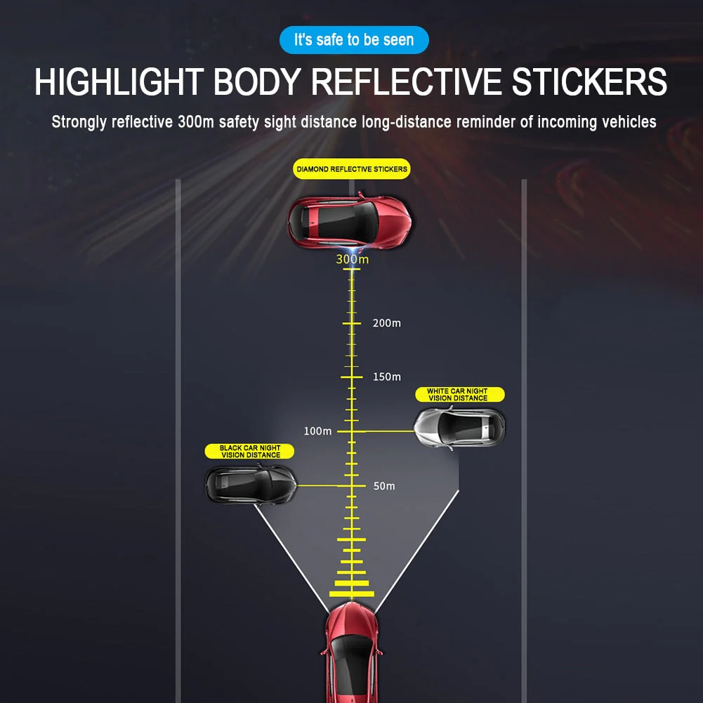 Reflective Car Door Handle Protection 3D Sticker (8 Pcs) - Image 10