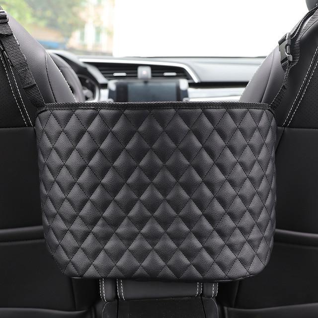 Car Luxury Leather Organizer & Handbag Holder - Image 2