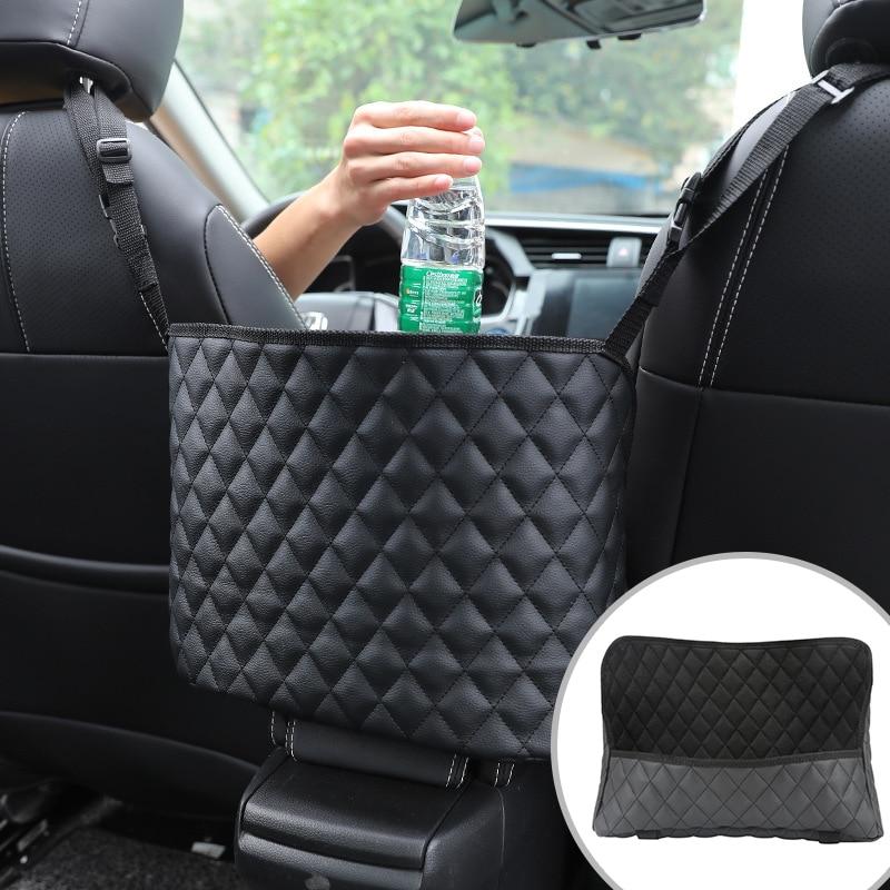 Car Luxury Leather Organizer & Handbag Holder - Image 5