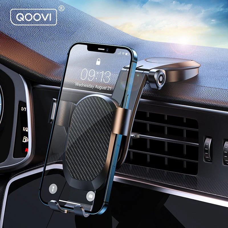 Multi-Angle Gravity Car Phone Holder