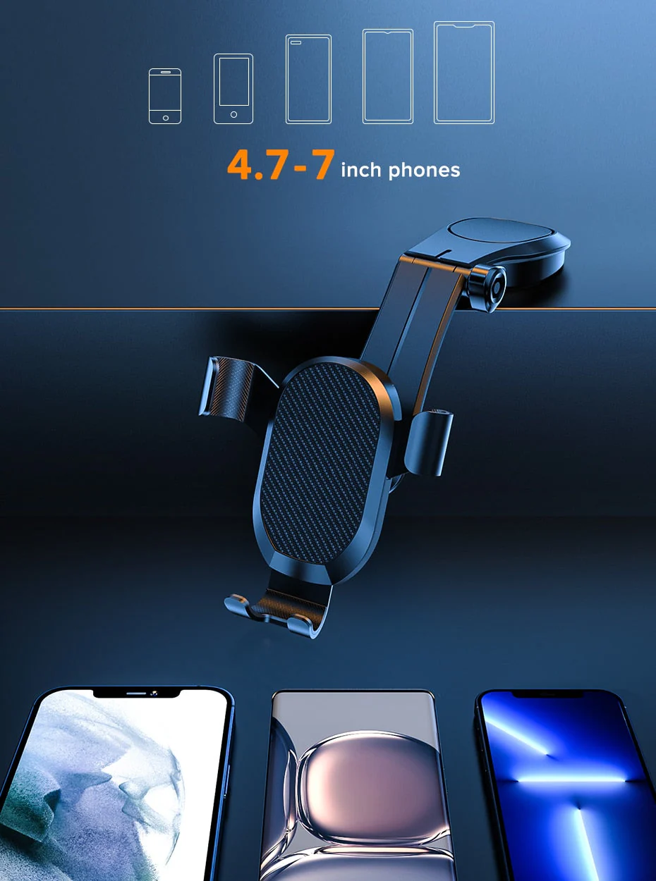 Multi-Angle Gravity Car Phone Holder - Image 5