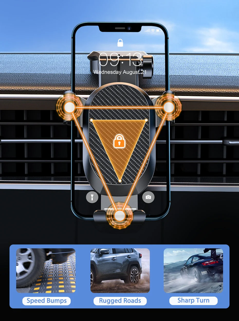 Multi-Angle Gravity Car Phone Holder - Image 6