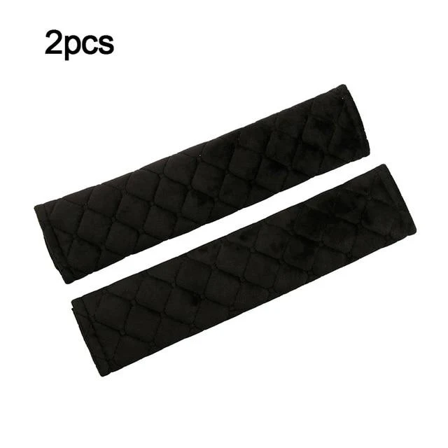 Cozy Car Seat Belt Plush Shoulder Cushion (2pcs) - Image 3