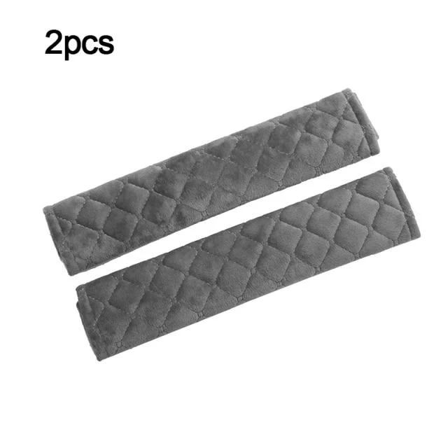 Cozy Car Seat Belt Plush Shoulder Cushion (2pcs) - Image 4