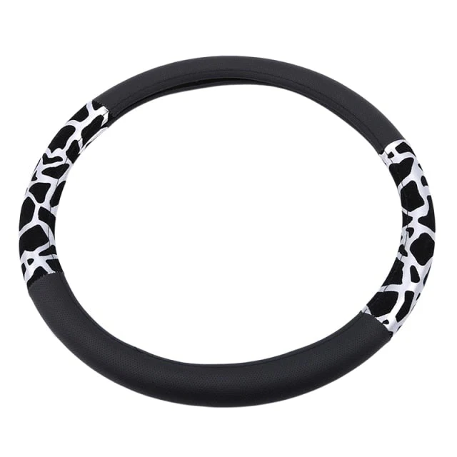 Warm Plush Car Steering Wheel Cover Set - Image 12