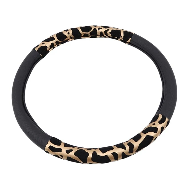 Warm Plush Car Steering Wheel Cover Set - Image 6