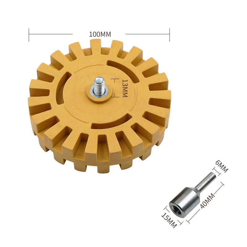 Rubber Wheel Sticker Remover (Drill Connector) - Image 8