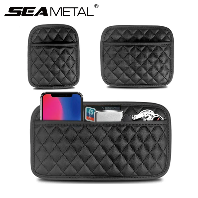 Self-adhesive Car Organizer Storage Pocket - Image 2
