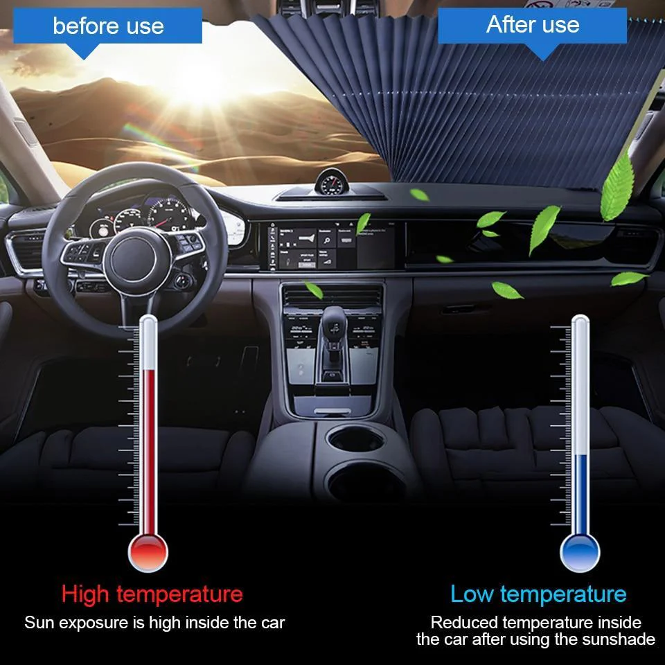 Anti-UV Retractable Windshield Heat Guard - Image 3