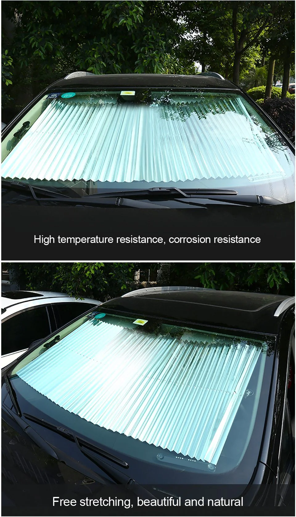 Anti-UV Retractable Windshield Heat Guard - Image 4