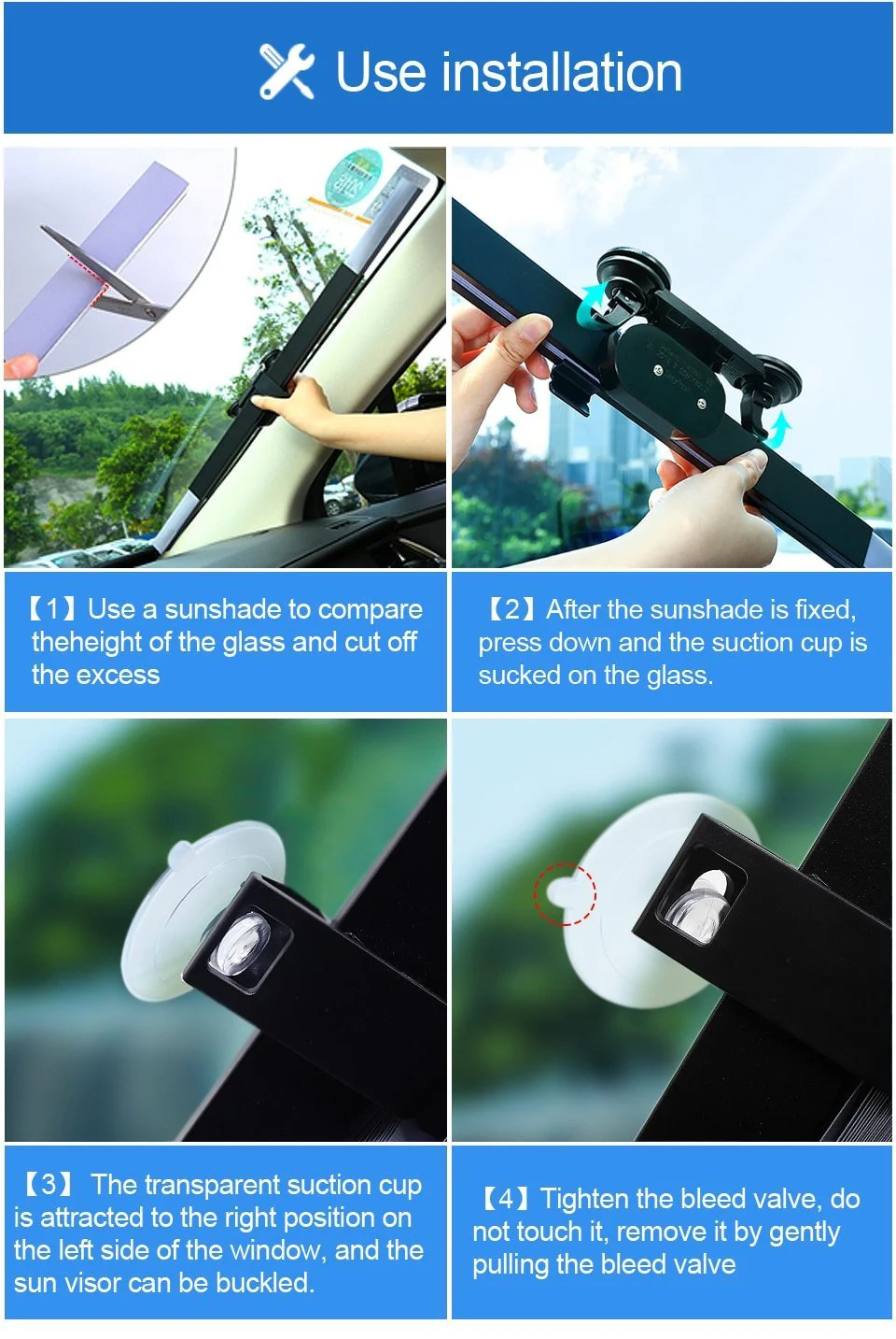 Anti-UV Retractable Windshield Heat Guard - Image 5