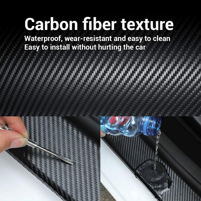 Carbon Fiber DIY Car Door Sill Guard - Image 4
