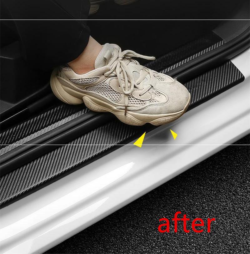 Carbon Fiber DIY Car Door Sill Guard - Image 5