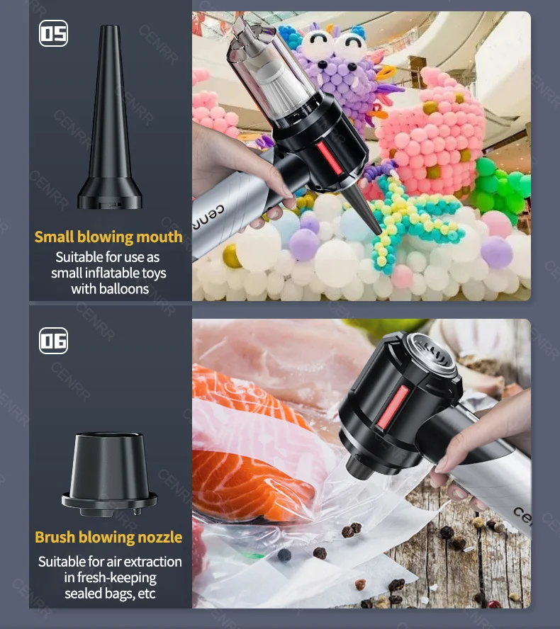 CENRR Powerful Handheld Wireless Dual Cleaning Functions Vacuum Cleaner - Image 14