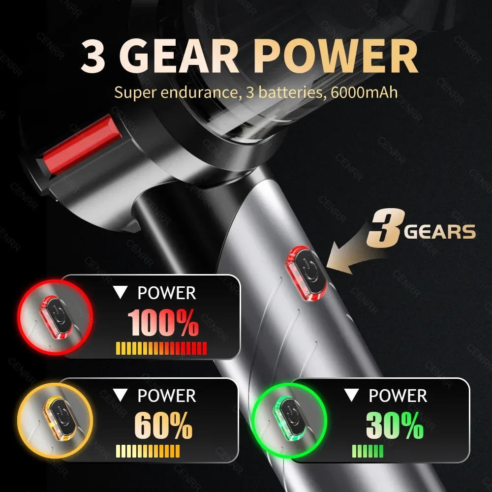 CENRR Powerful Handheld Wireless Dual Cleaning Functions Vacuum Cleaner - Image 4