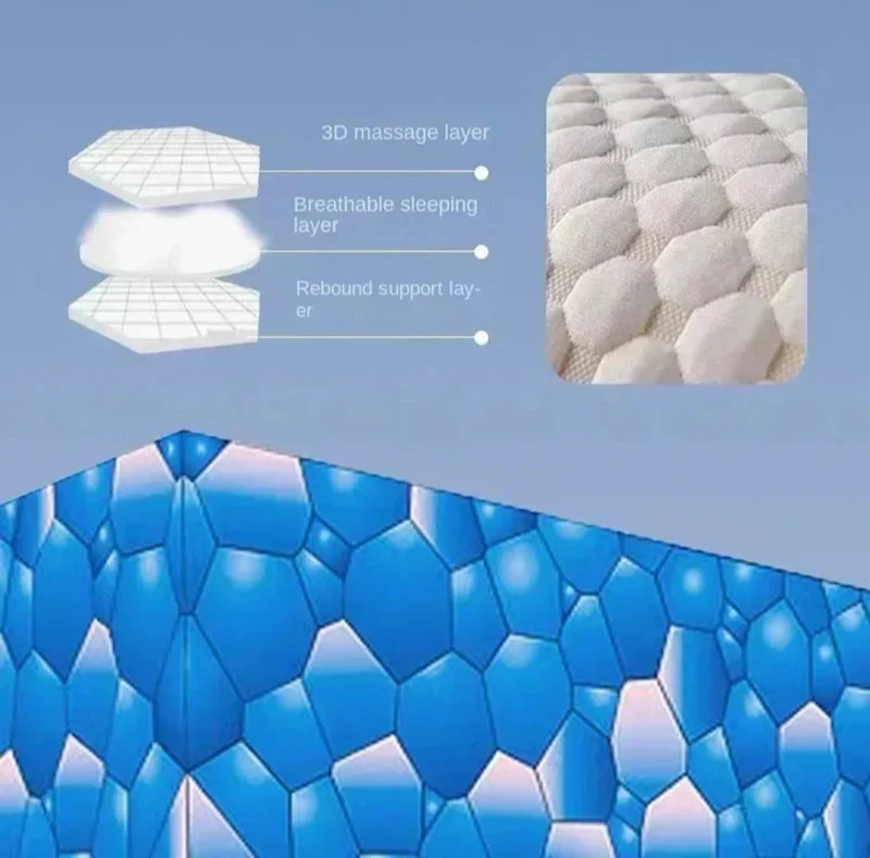 Cervical Support Orthopedic Neck Pillow with 3D Massage & Antibacterial Breathable Mesh - Image 12