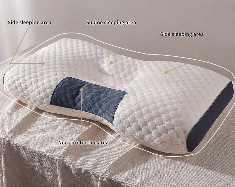 Cervical Support Orthopedic Neck Pillow with 3D Massage & Antibacterial Breathable Mesh - Image 14