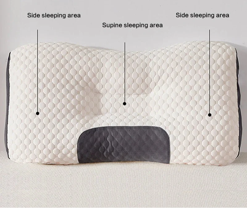 Cervical Support Orthopedic Neck Pillow with 3D Massage & Antibacterial Breathable Mesh - Image 2