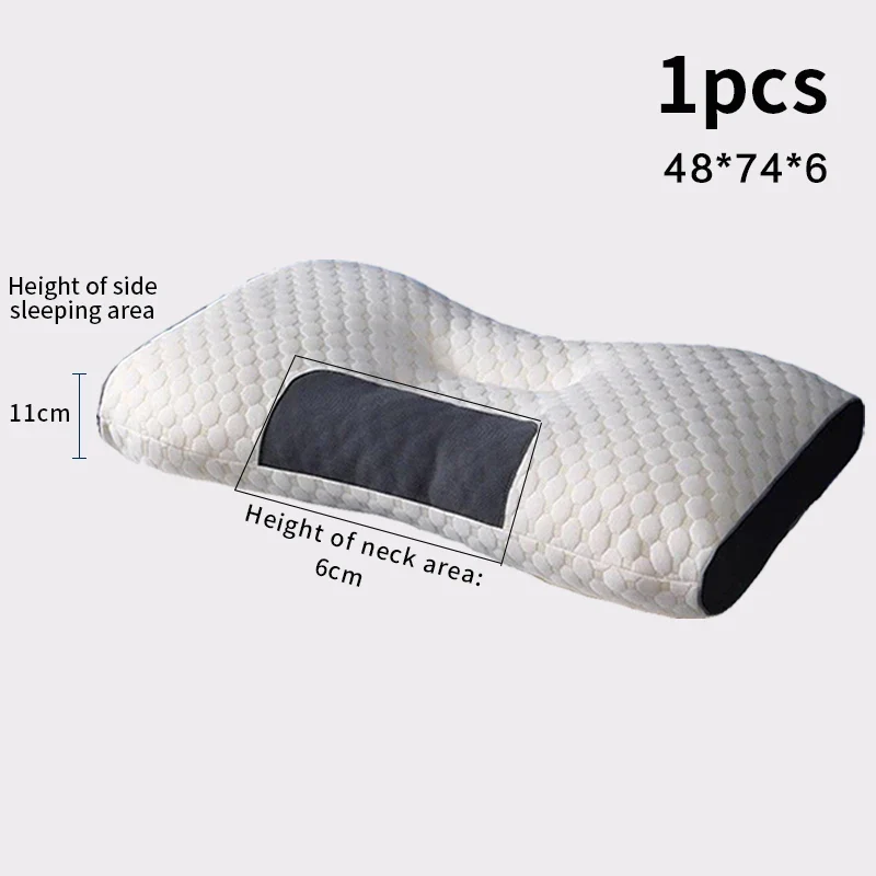 Cervical Support Orthopedic Neck Pillow with 3D Massage & Antibacterial Breathable Mesh - Image 20
