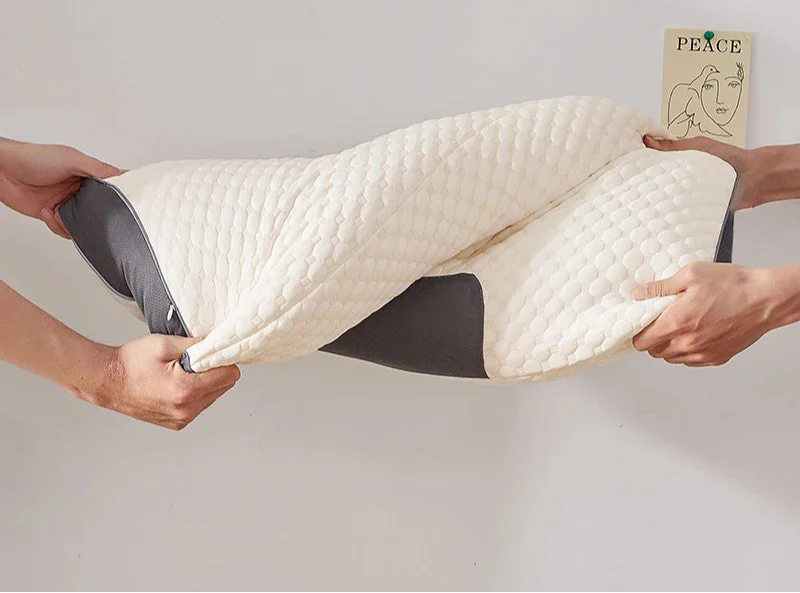 Cervical Support Orthopedic Neck Pillow with 3D Massage & Antibacterial Breathable Mesh - Image 4