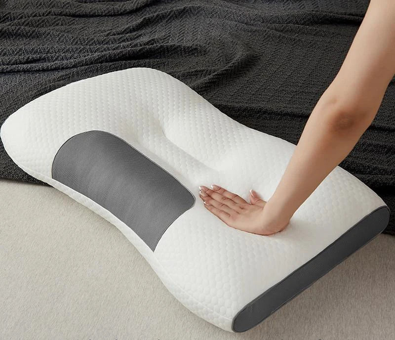 Cervical Support Orthopedic Neck Pillow with 3D Massage & Antibacterial Breathable Mesh - Image 9