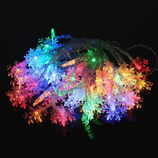Christmas Led Garland Snowflake String Light (2 pcs set) - Image 8