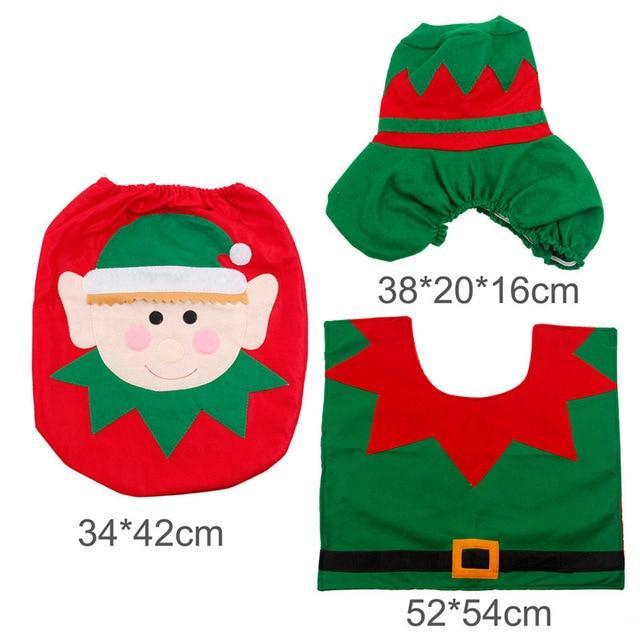 Christmas Toilet Seat Cover sets - Image 3