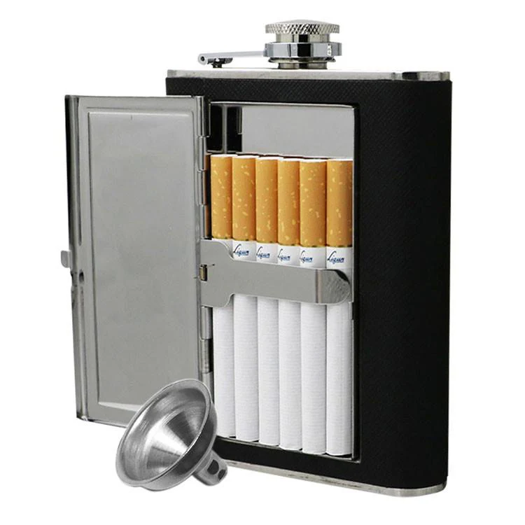 Cigarettes Case Hip Flask - Image 3
