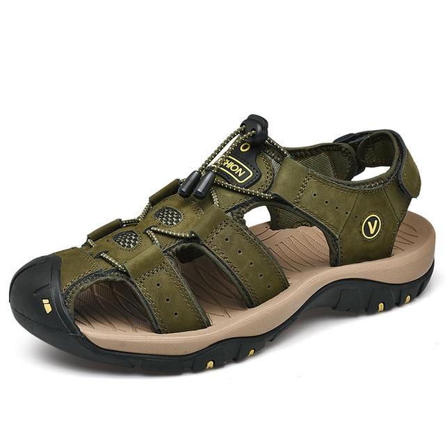 Genuine Leather Classic Ultra-Soft Hiking Sandals For Men - Image 10