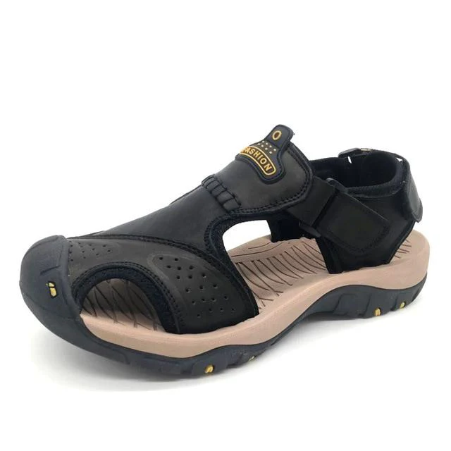 Genuine Leather Classic Ultra-Soft Hiking Sandals For Men - Image 11